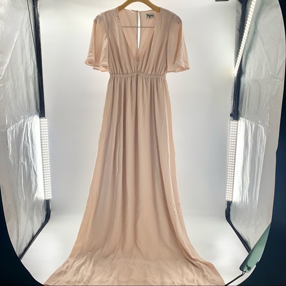 {Show Me Your MuMu} Emily Blush Boho Maxi Dress - Picture 5 of 13